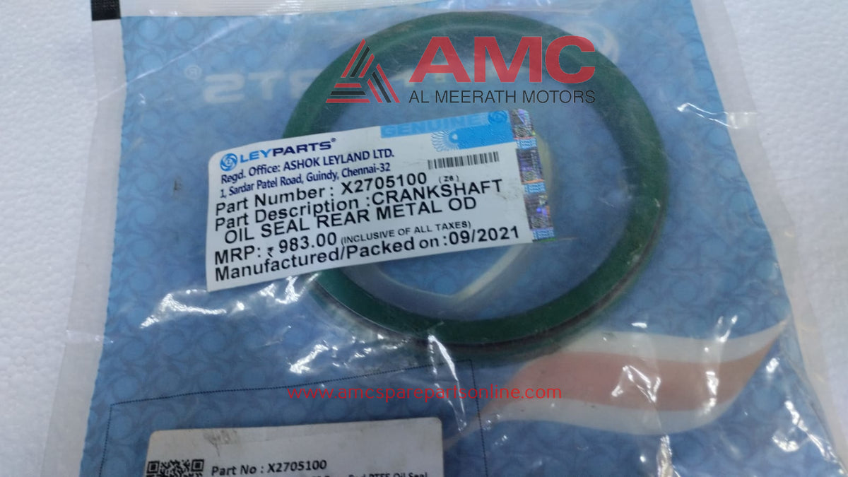 ASHOK LEYLAND-MAIN BRG OIL SEAL LEY N/M : X2705100